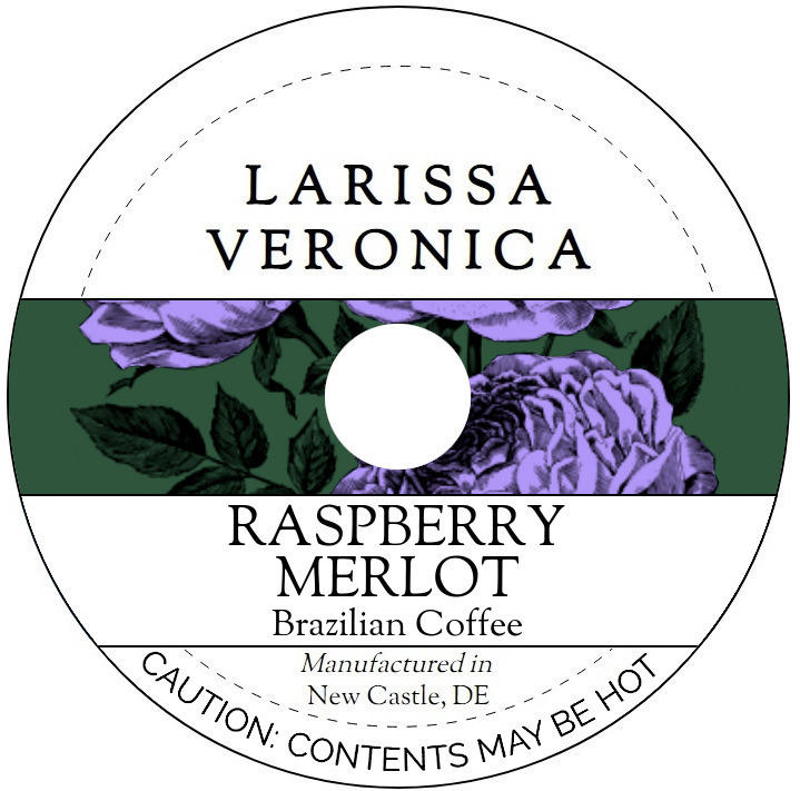 Raspberry Merlot Brazilian Coffee <BR>(Single Serve K-Cup Pods)