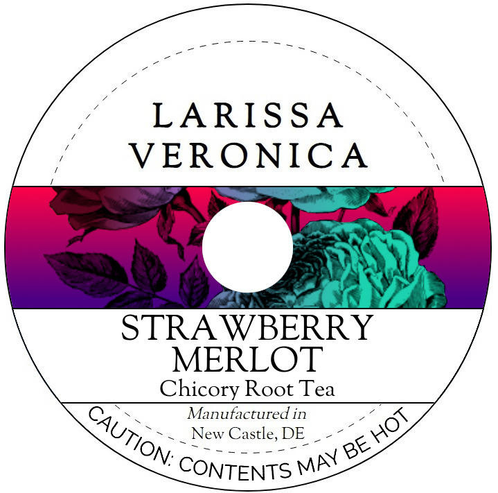 Strawberry Merlot Chicory Root Tea <BR>(Single Serve K-Cup Pods)