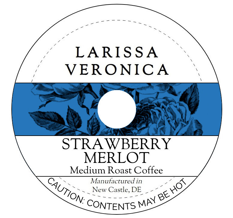 Strawberry Merlot Medium Roast Coffee <BR>(Single Serve K-Cup Pods)