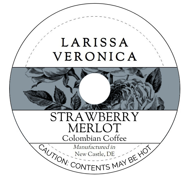 Strawberry Merlot Colombian Coffee <BR>(Single Serve K-Cup Pods)