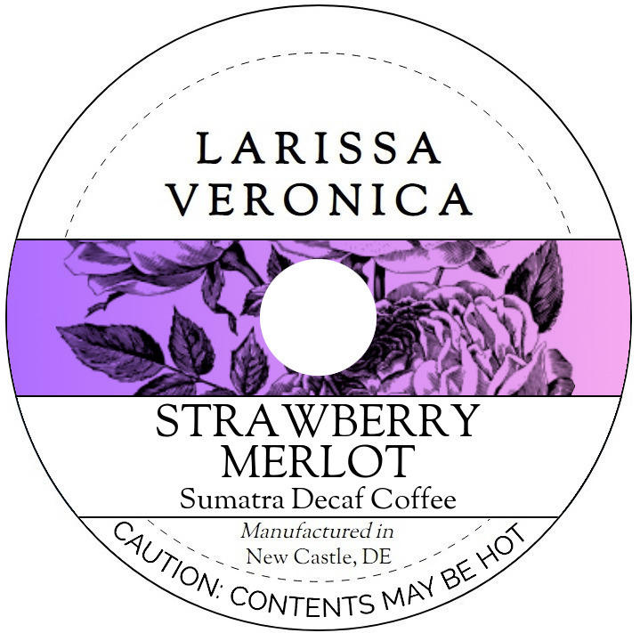 Strawberry Merlot Sumatra Decaf Coffee <BR>(Single Serve K-Cup Pods)