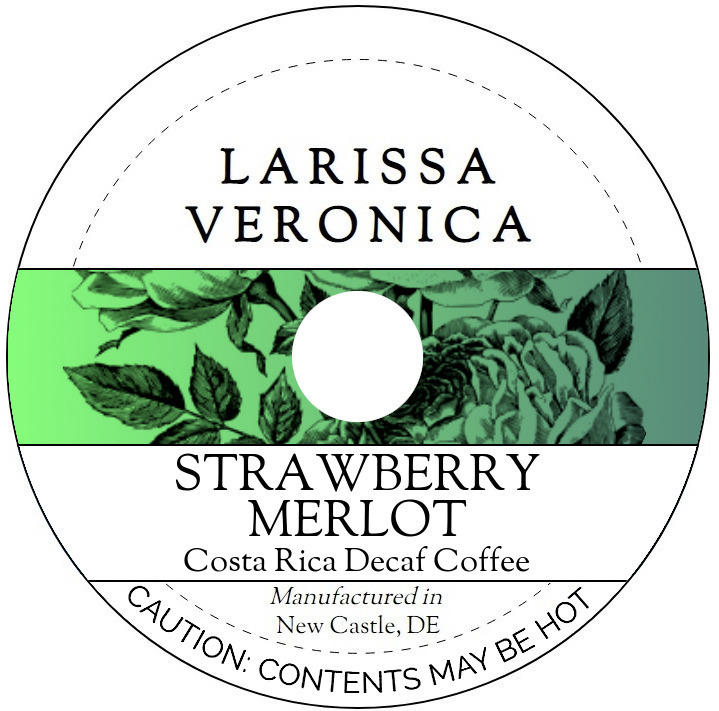 Strawberry Merlot Costa Rica Decaf Coffee <BR>(Single Serve K-Cup Pods)