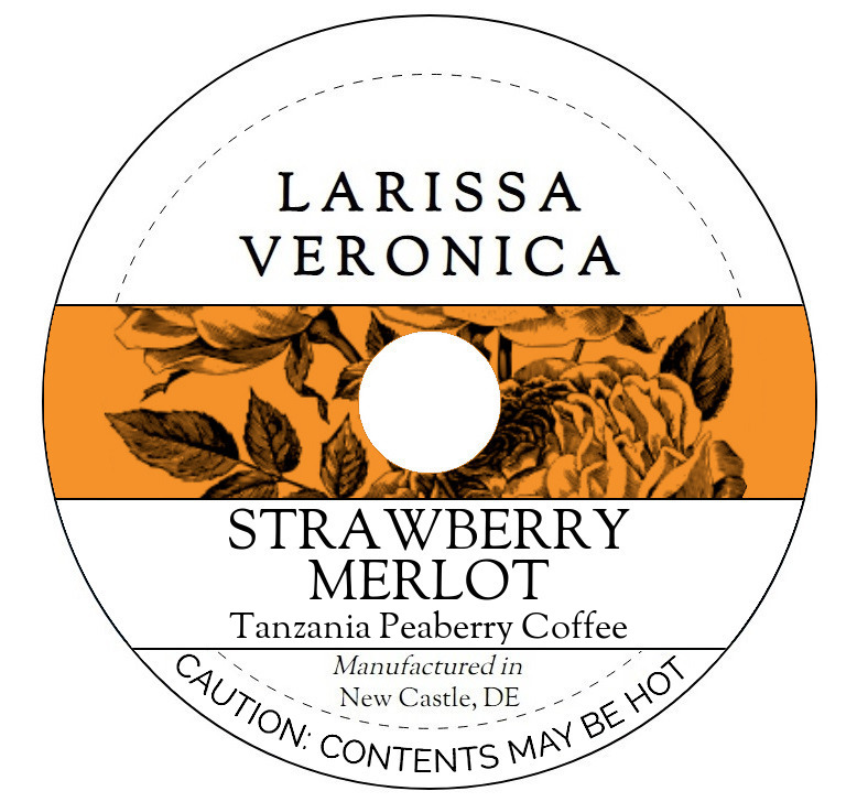 Strawberry Merlot Tanzania Peaberry Coffee <BR>(Single Serve K-Cup Pods)