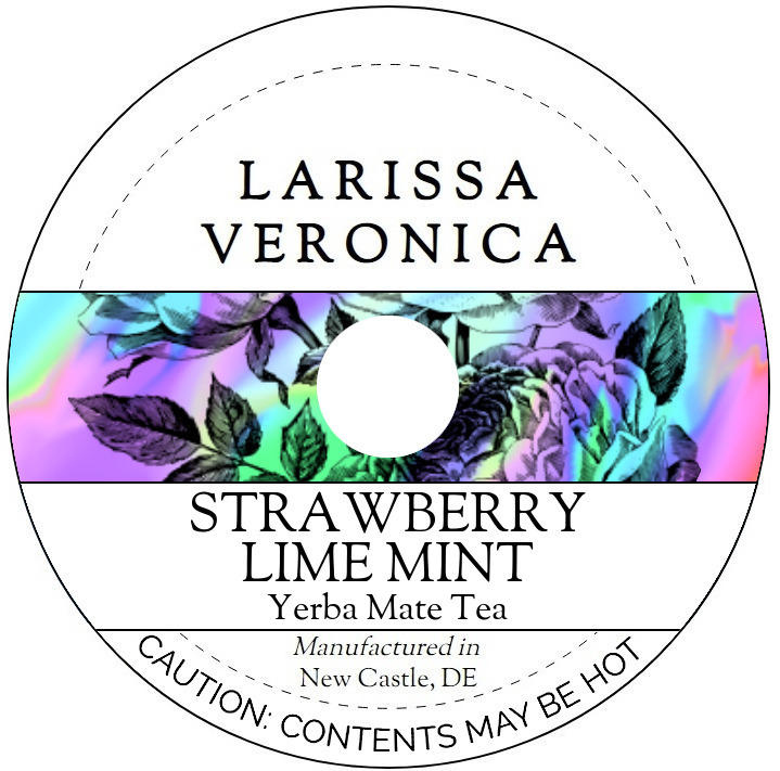 Strawberry Lime Mint Yerba Mate Tea <BR>(Single Serve K-Cup Pods)