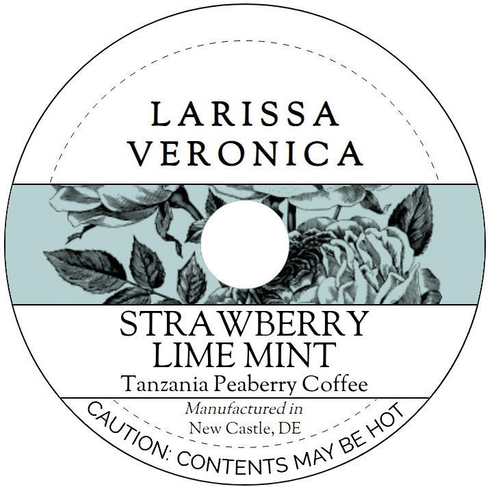 Strawberry Lime Mint Tanzania Peaberry Coffee <BR>(Single Serve K-Cup Pods)