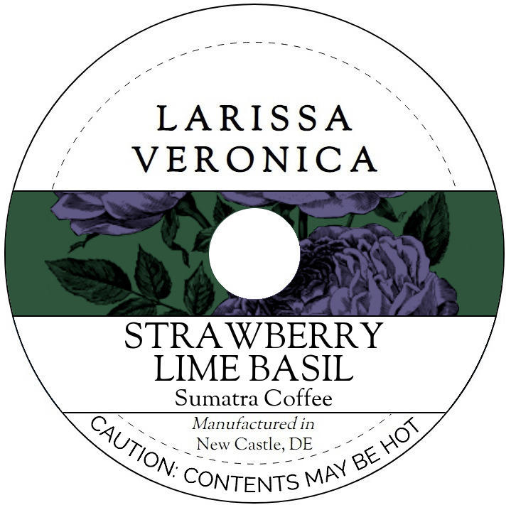 Strawberry Lime Basil Sumatra Coffee <BR>(Single Serve K-Cup Pods)