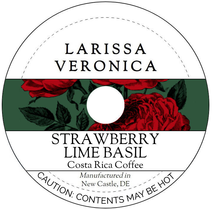 Strawberry Lime Basil Costa Rica Coffee <BR>(Single Serve K-Cup Pods)