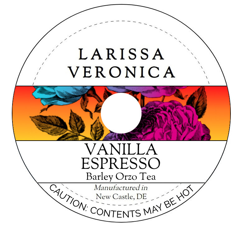 Vanilla Espresso Barley Orzo Tea <BR>(Single Serve K-Cup Pods)