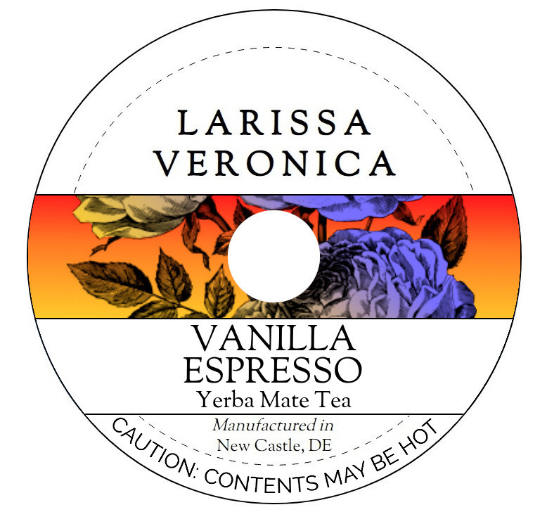 Vanilla Espresso Yerba Mate Tea <BR>(Single Serve K-Cup Pods)