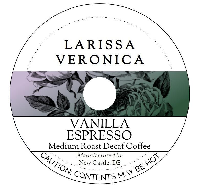 Vanilla Espresso Medium Roast Decaf Coffee <BR>(Single Serve K-Cup Pods)