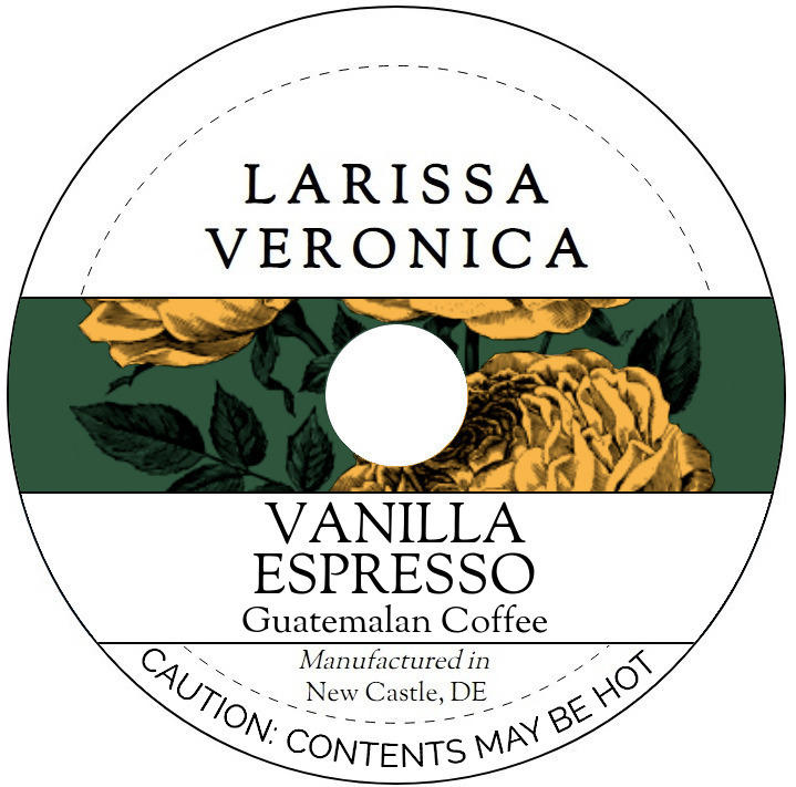 Vanilla Espresso Guatemalan Coffee <BR>(Single Serve K-Cup Pods)