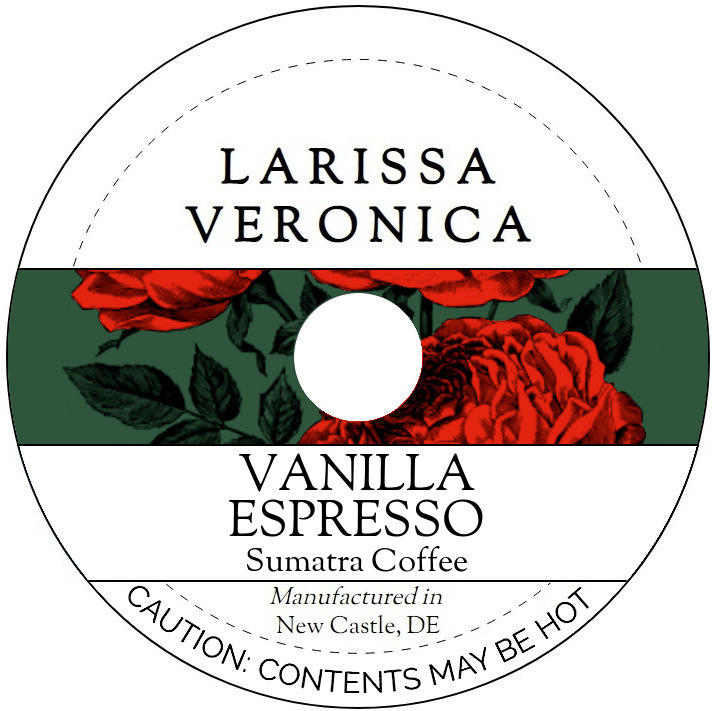 Vanilla Espresso Sumatra Coffee <BR>(Single Serve K-Cup Pods)