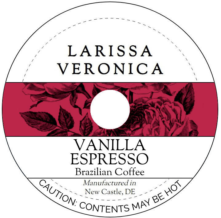 Vanilla Espresso Brazilian Coffee <BR>(Single Serve K-Cup Pods)