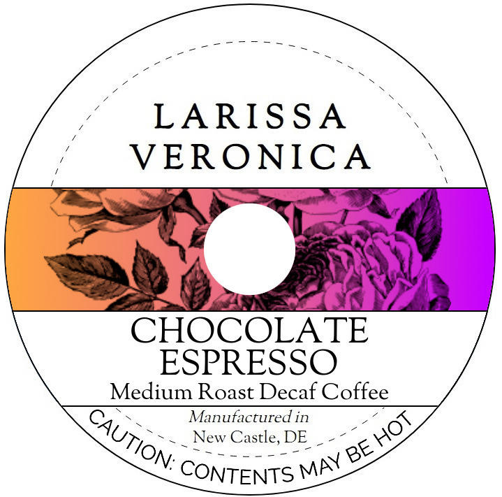 Chocolate Espresso Medium Roast Decaf Coffee <BR>(Single Serve K-Cup Pods)