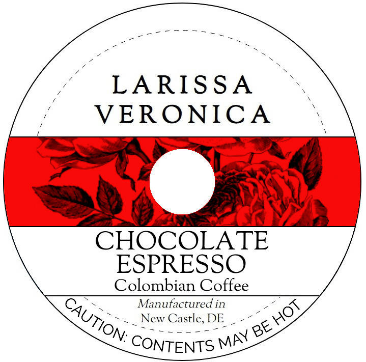 Chocolate Espresso Colombian Coffee <BR>(Single Serve K-Cup Pods)