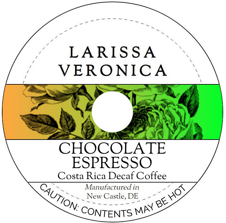 Chocolate Espresso Costa Rica Decaf Coffee <BR>(Single Serve K-Cup Pods)