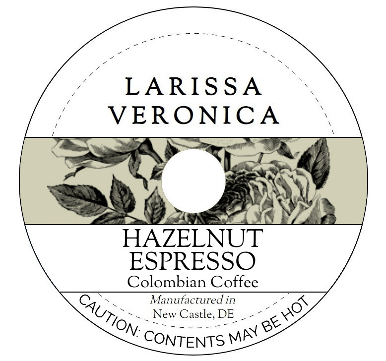 Hazelnut Espresso Colombian Coffee <BR>(Single Serve K-Cup Pods)