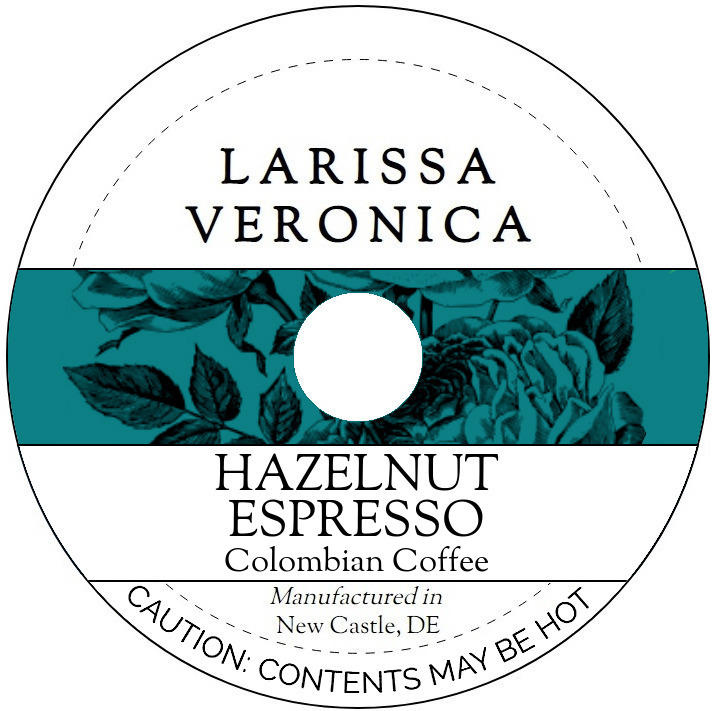 Hazelnut Espresso Colombian Coffee <BR>(Single Serve K-Cup Pods)
