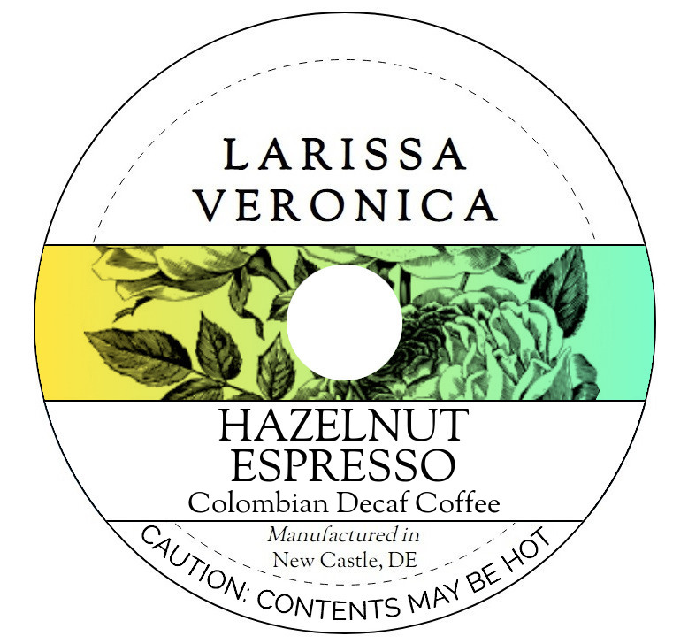 Hazelnut Espresso Colombian Decaf Coffee <BR>(Single Serve K-Cup Pods)