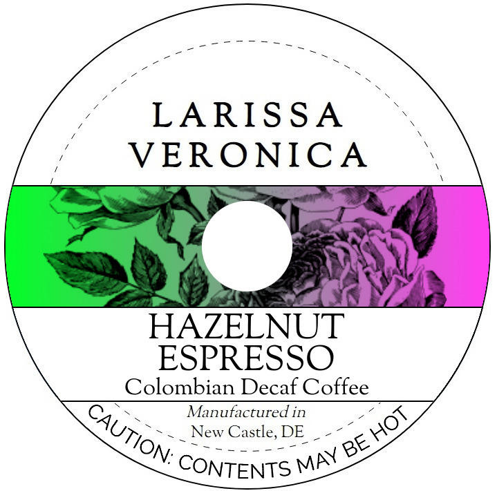 Hazelnut Espresso Colombian Decaf Coffee <BR>(Single Serve K-Cup Pods)