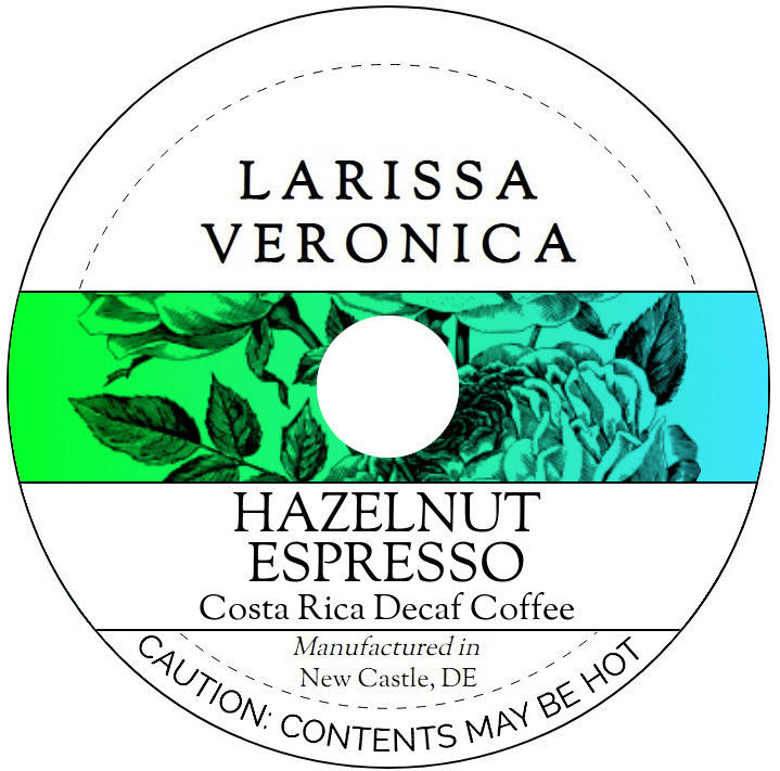 Hazelnut Espresso Costa Rica Decaf Coffee <BR>(Single Serve K-Cup Pods)