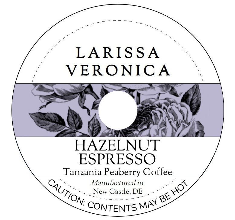 Hazelnut Espresso Tanzania Peaberry Coffee <BR>(Single Serve K-Cup Pods)