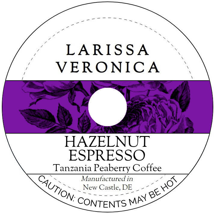 Hazelnut Espresso Tanzania Peaberry Coffee <BR>(Single Serve K-Cup Pods)