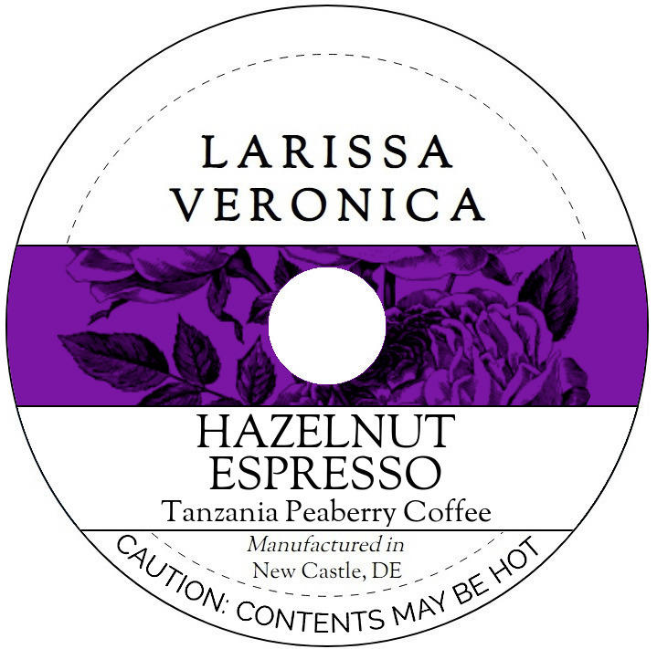 Hazelnut Espresso Tanzania Peaberry Coffee <BR>(Single Serve K-Cup Pods)