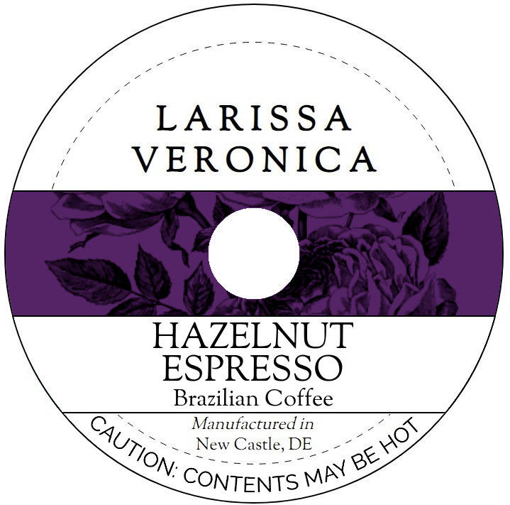 Hazelnut Espresso Brazilian Coffee <BR>(Single Serve K-Cup Pods)