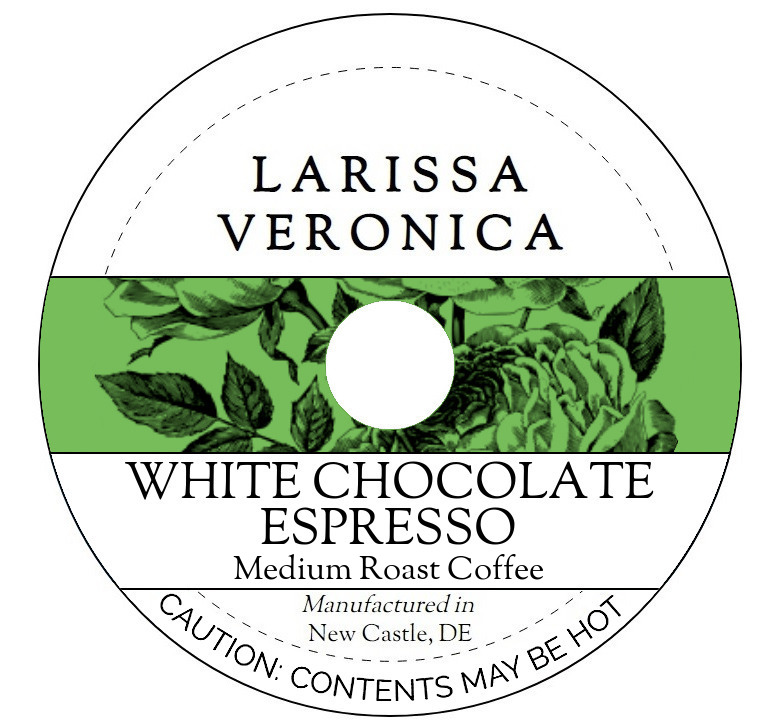 White Chocolate Espresso Medium Roast Coffee <BR>(Single Serve K-Cup Pods)