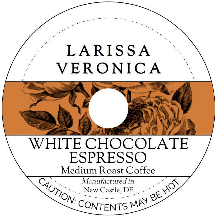 White Chocolate Espresso Medium Roast Coffee <BR>(Single Serve K-Cup Pods)