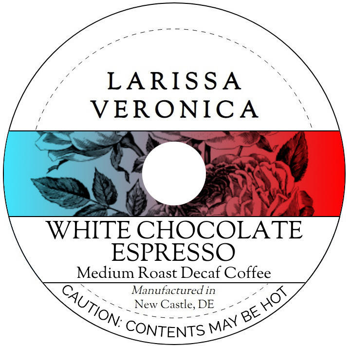 White Chocolate Espresso Medium Roast Decaf Coffee <BR>(Single Serve K-Cup Pods)
