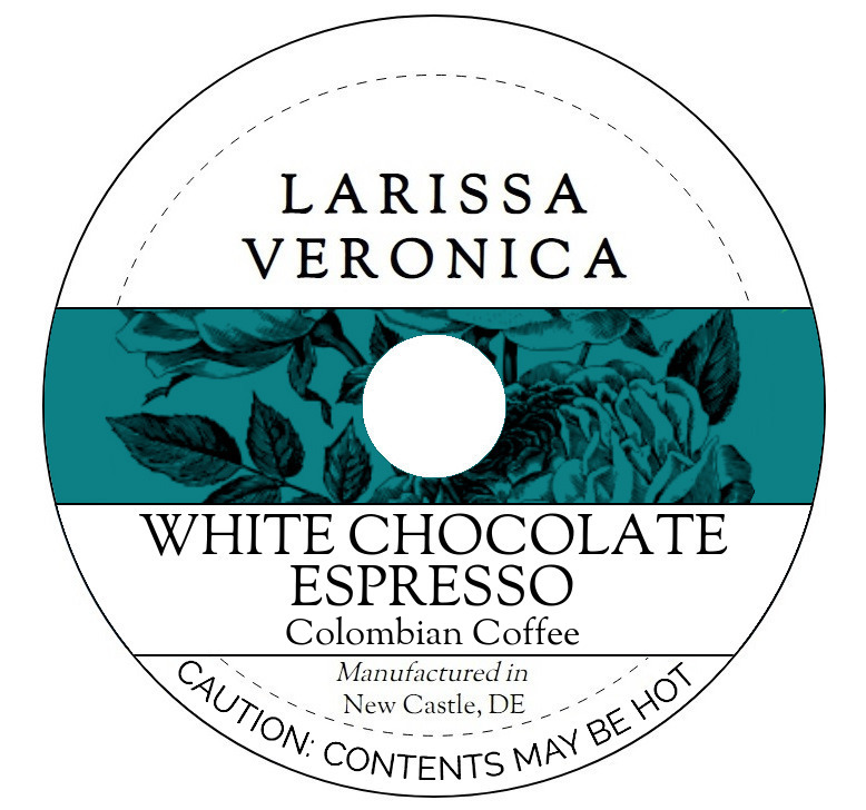 White Chocolate Espresso Colombian Coffee <BR>(Single Serve K-Cup Pods)