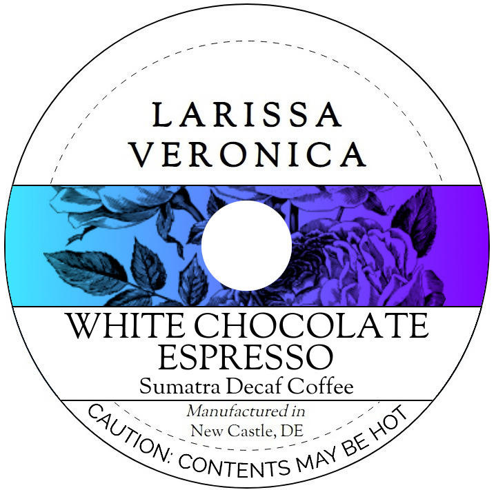 White Chocolate Espresso Sumatra Decaf Coffee <BR>(Single Serve K-Cup Pods)