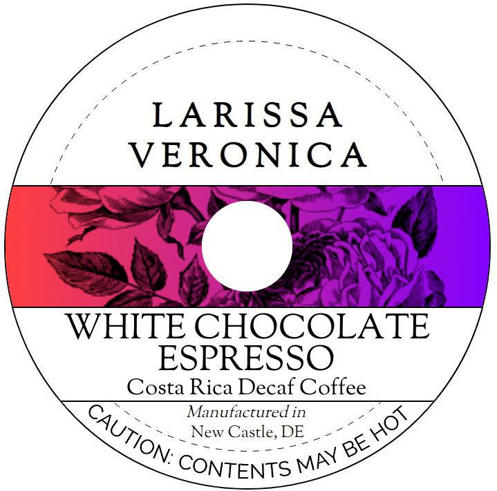 White Chocolate Espresso Costa Rica Decaf Coffee <BR>(Single Serve K-Cup Pods)