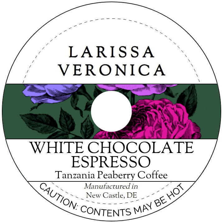 White Chocolate Espresso Tanzania Peaberry Coffee <BR>(Single Serve K-Cup Pods)