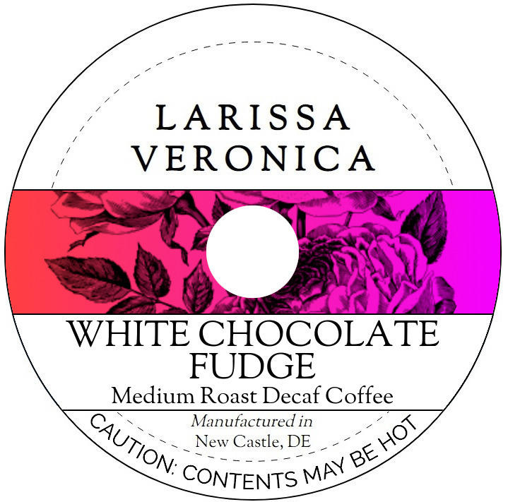 White Chocolate Fudge Medium Roast Decaf Coffee <BR>(Single Serve K-Cup Pods)