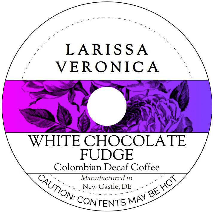 White Chocolate Fudge Colombian Decaf Coffee <BR>(Single Serve K-Cup Pods)