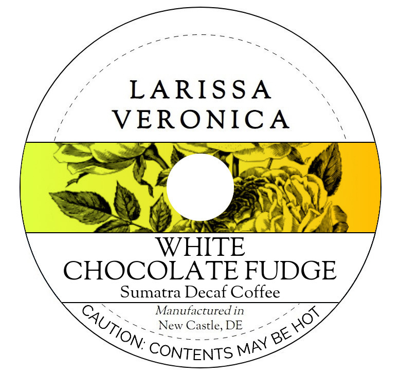 White Chocolate Fudge Sumatra Decaf Coffee <BR>(Single Serve K-Cup Pods)
