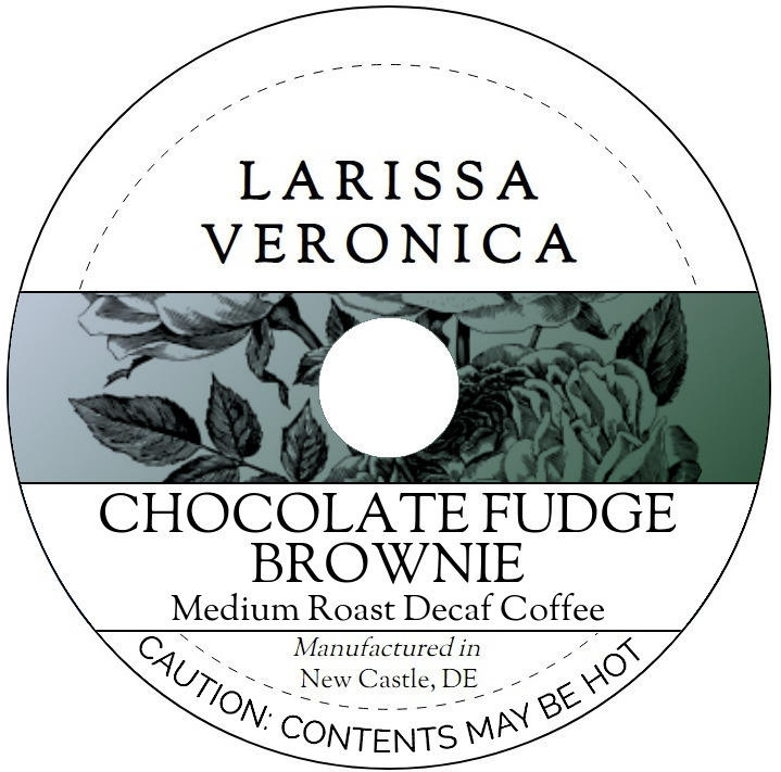 Chocolate Fudge Brownie Medium Roast Decaf Coffee <BR>(Single Serve K-Cup Pods)