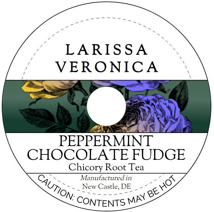Peppermint Chocolate Fudge Chicory Root Tea <BR>(Single Serve K-Cup Pods)
