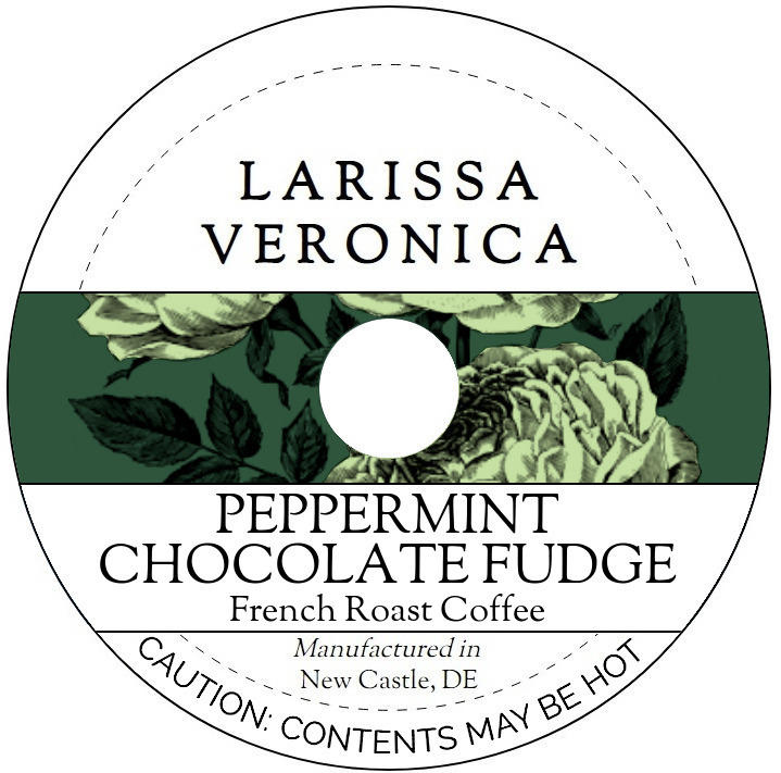 Peppermint Chocolate Fudge French Roast Coffee <BR>(Single Serve K-Cup Pods)