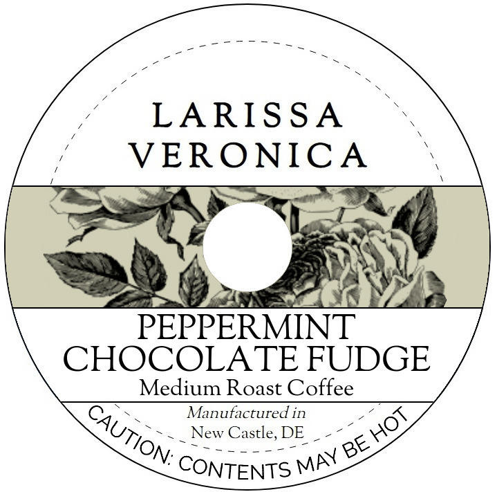 Peppermint Chocolate Fudge Medium Roast Coffee <BR>(Single Serve K-Cup Pods)