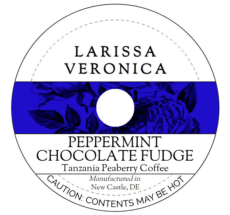 Peppermint Chocolate Fudge Tanzania Peaberry Coffee <BR>(Single Serve K-Cup Pods)