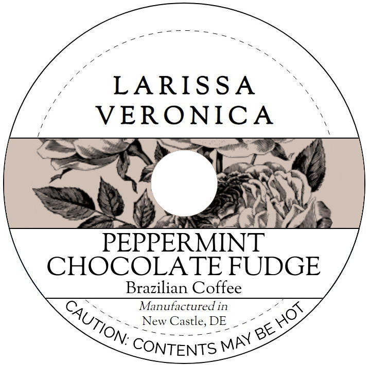 Peppermint Chocolate Fudge Brazilian Coffee <BR>(Single Serve K-Cup Pods)
