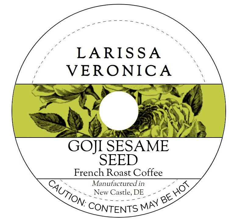 Goji Sesame Seed French Roast Coffee <BR>(Single Serve K-Cup Pods)