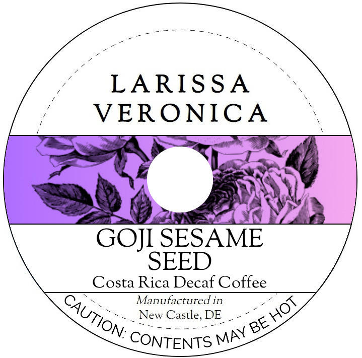 Goji Sesame Seed Costa Rica Decaf Coffee <BR>(Single Serve K-Cup Pods)