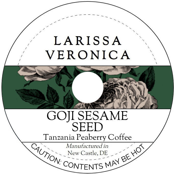 Goji Sesame Seed Tanzania Peaberry Coffee <BR>(Single Serve K-Cup Pods)