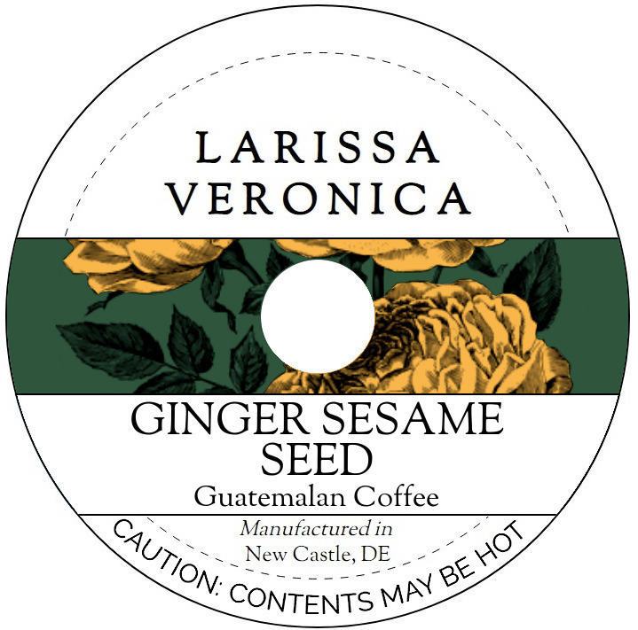 Ginger Sesame Seed Guatemalan Coffee <BR>(Single Serve K-Cup Pods)