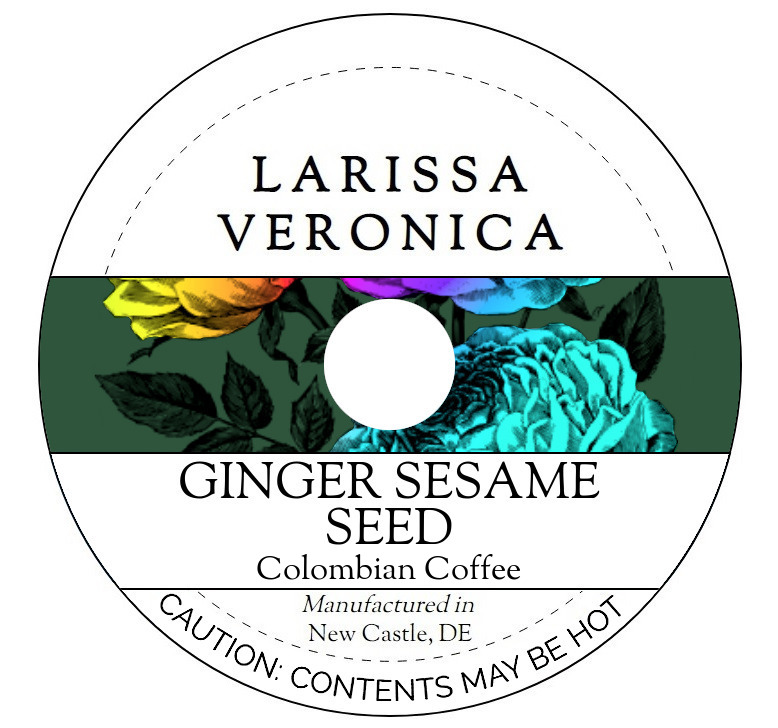 Ginger Sesame Seed Colombian Coffee <BR>(Single Serve K-Cup Pods)